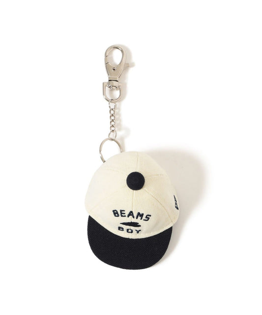 BEAMS BOY 【別注】 NEW ERA / BB 標誌棒球帽鑰匙圈