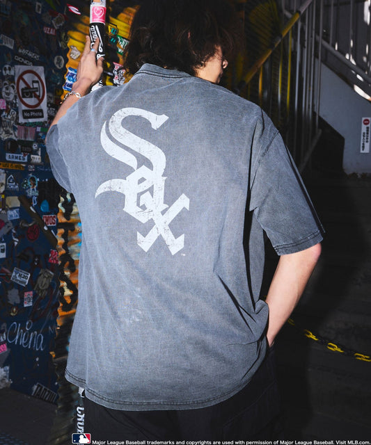 FREAK'S STORE X MLB/美國職棒大聯盟背LOGO T恤