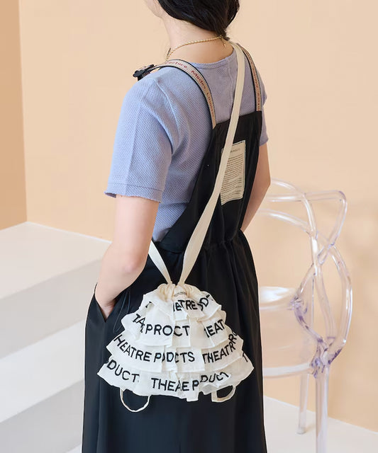 THEATRE PRODUCTS x FREAK'S STORE 別注標誌刺繡荷葉邊分層單肩包