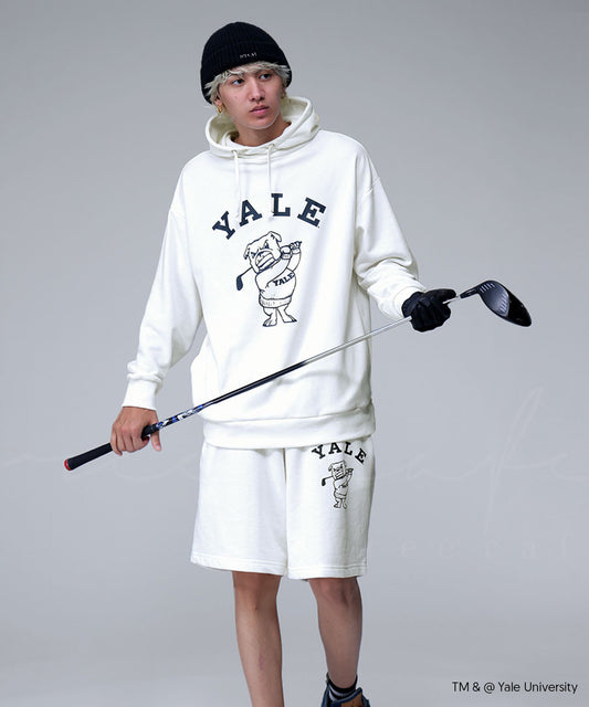 ANTIQUA GOLF x YALE 別注抓毛連帽衛衣