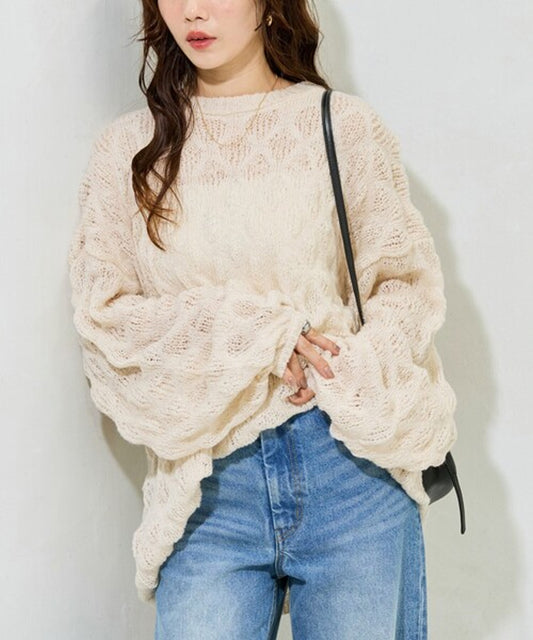 FREAK'S STORE 壓花針織套衫