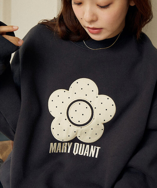 MARY QUANT × PUBLUX/Mary Quant Dot Daisy Logo 衛衣