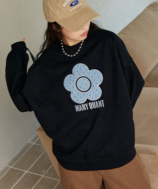 MARY QUANT × PUBLUX/Mary Quant Dot Daisy Logo 衛衣