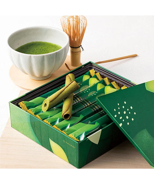 YOKU MOKU 抹茶雪茄蛋捲 14本入 (春夏限定）