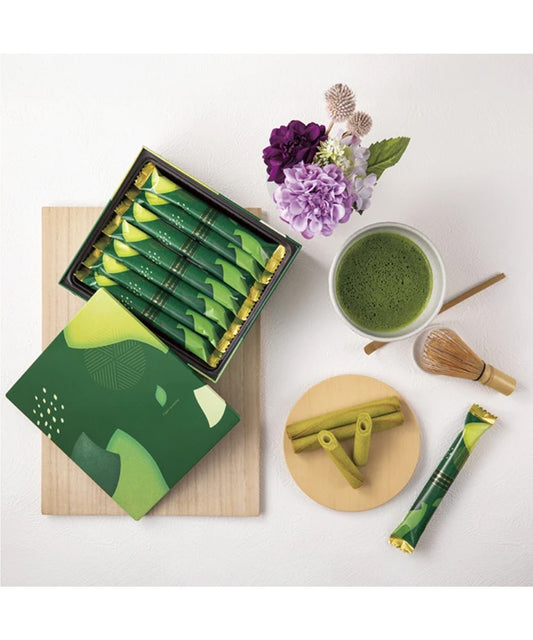 YOKU MOKU 抹茶雪茄蛋捲 14本入 (春夏限定）
