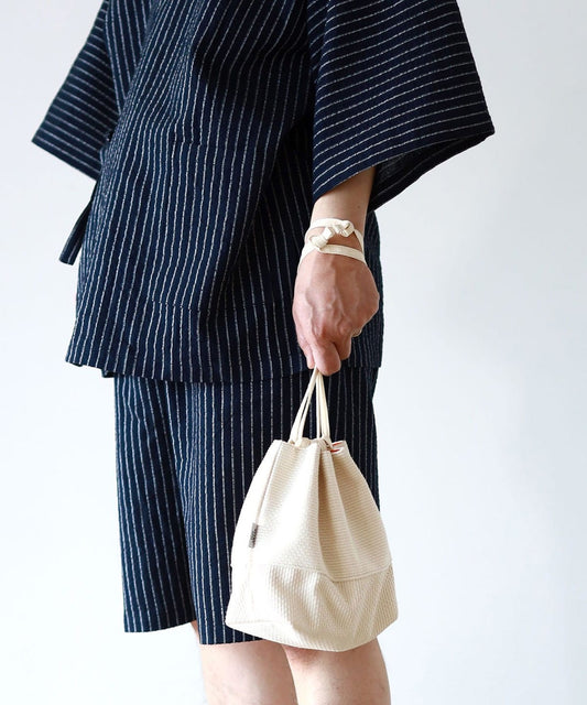 [日本製] BEAMS JAPAN 【別注】 sasicco / 抽繩包