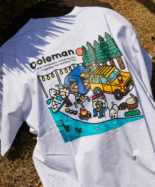 Coleman×matsui×FREAK'S STORE Coleman matsui lake sied SS TEE 背面印花圓領短袖T-shirt (Sales截單日期：2025年5月17日（以入數日期計）)