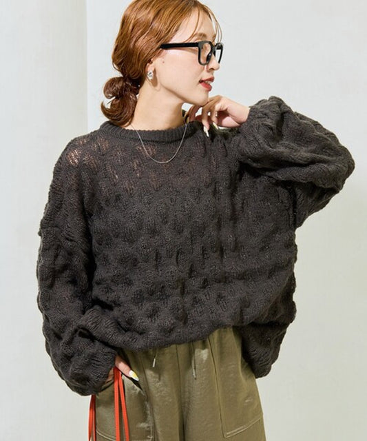 FREAK'S STORE 壓花針織套衫